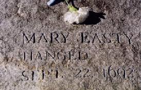 Mary Easty Headstone